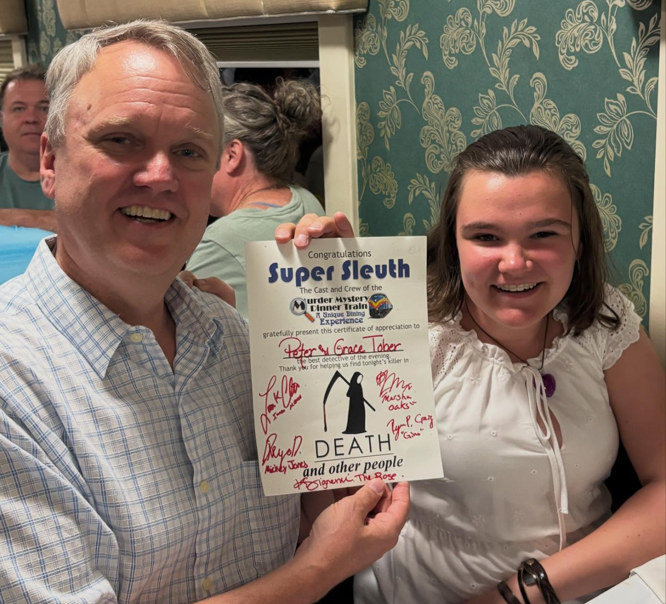 Father's Day on the Murder Mystery Dinner Train