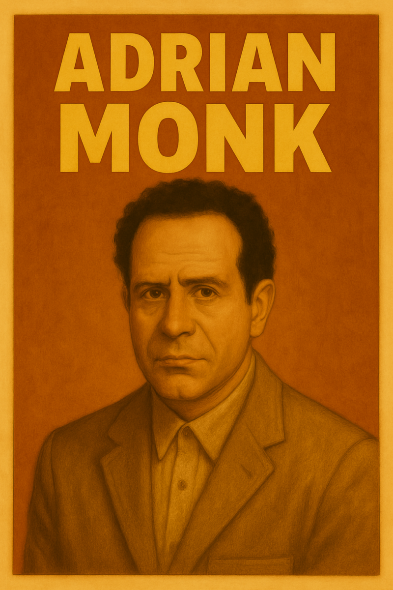 Famous Fictional Detective Characters - Adrian Monk