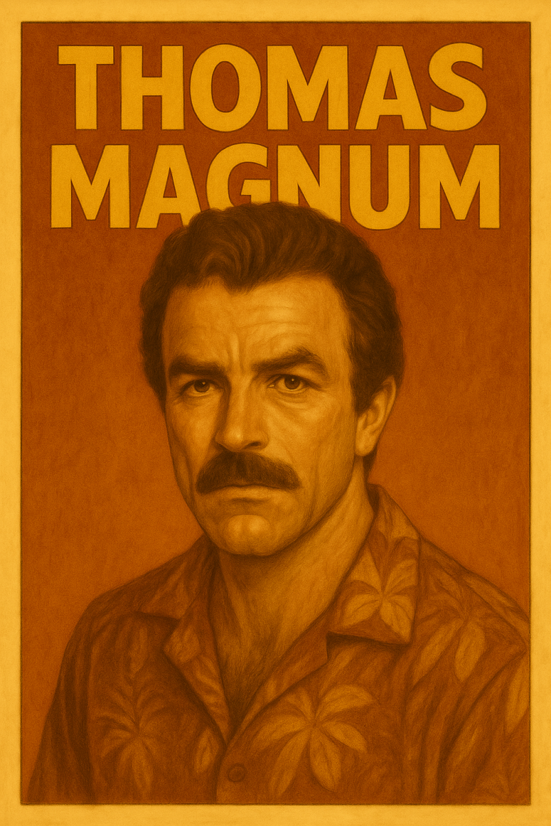 Famous Fictional Detective Characters - Thomas Magnum